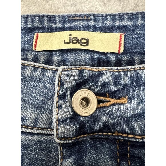 Jag Jeans Womens 20W Blue Stretch Straight Leg Denim Pants Plus Size - Picture 2 of 16